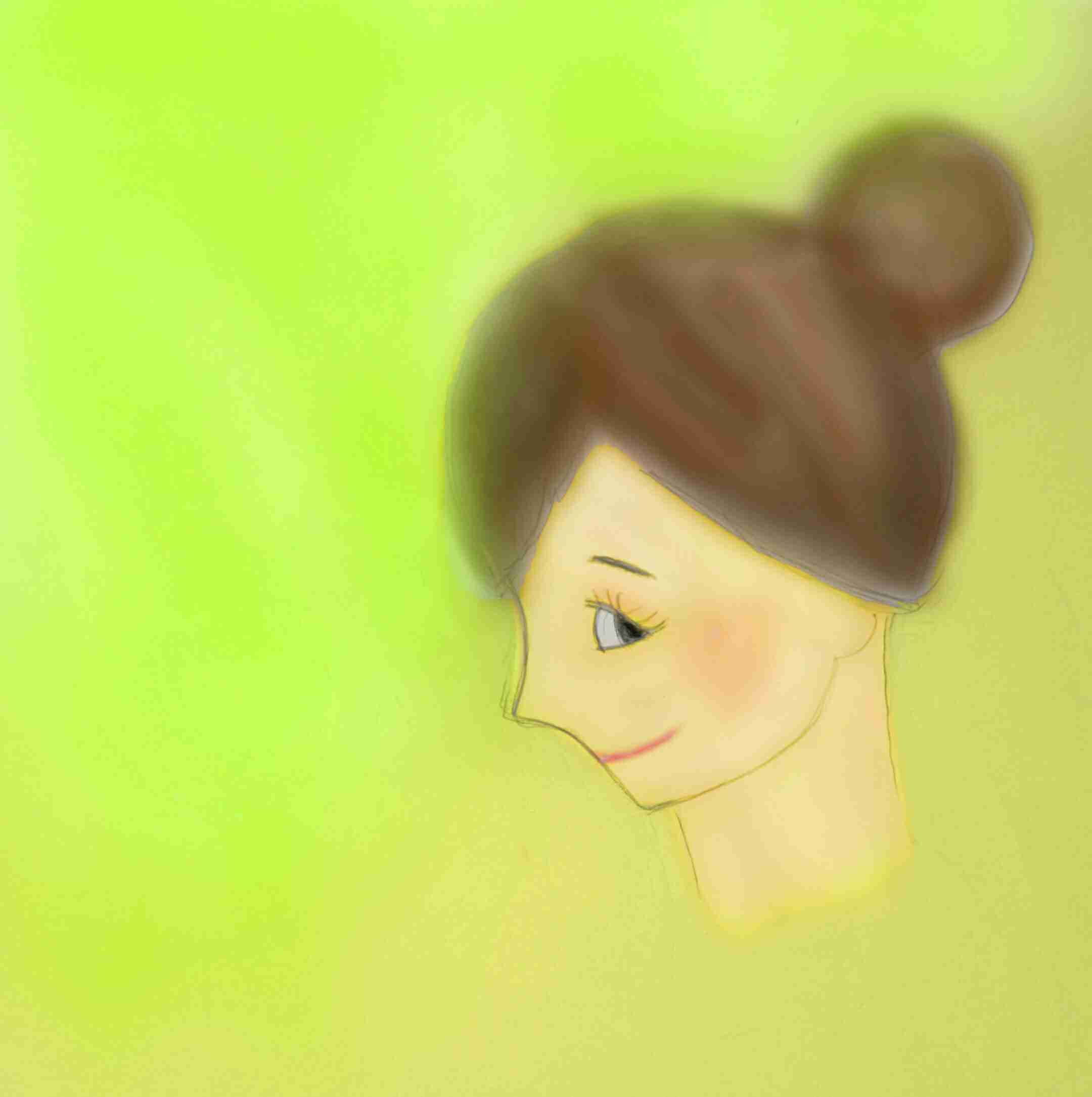女の子の絵を描くトピ３