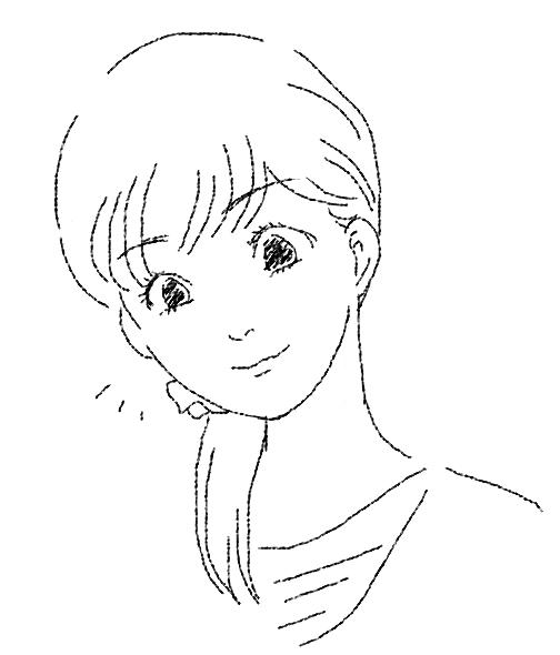 女の子の絵を描くトピ３