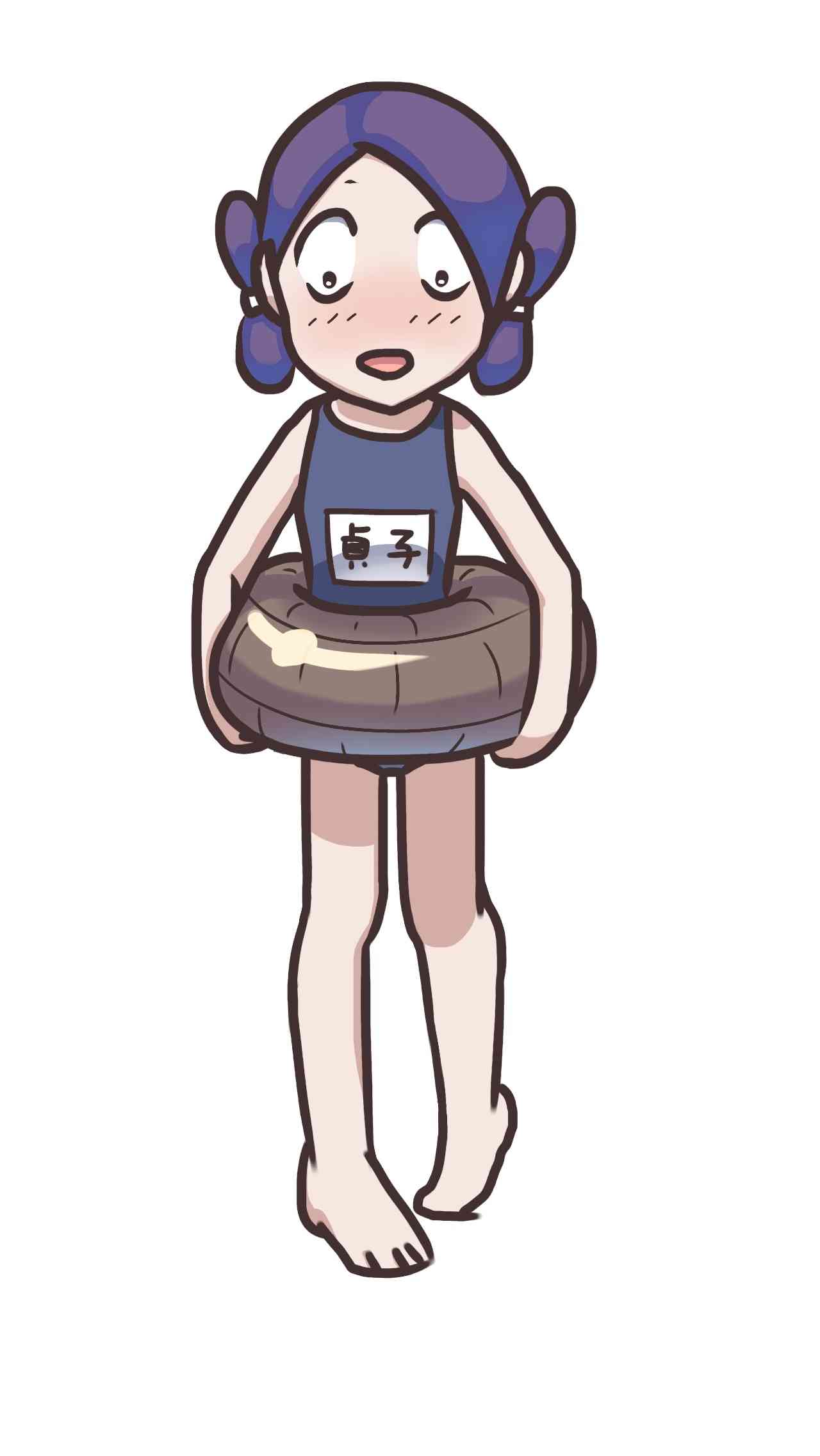 女の子の絵を描くトピ３