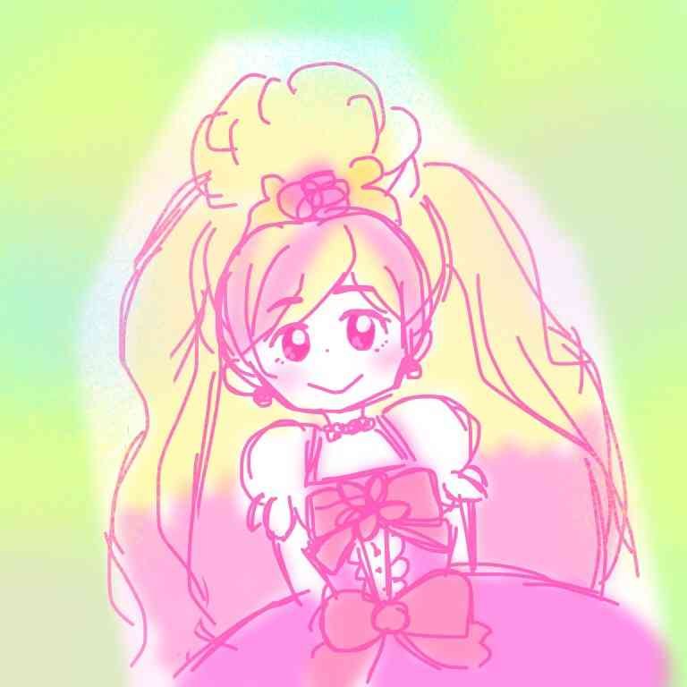 女の子の絵を描くトピ３