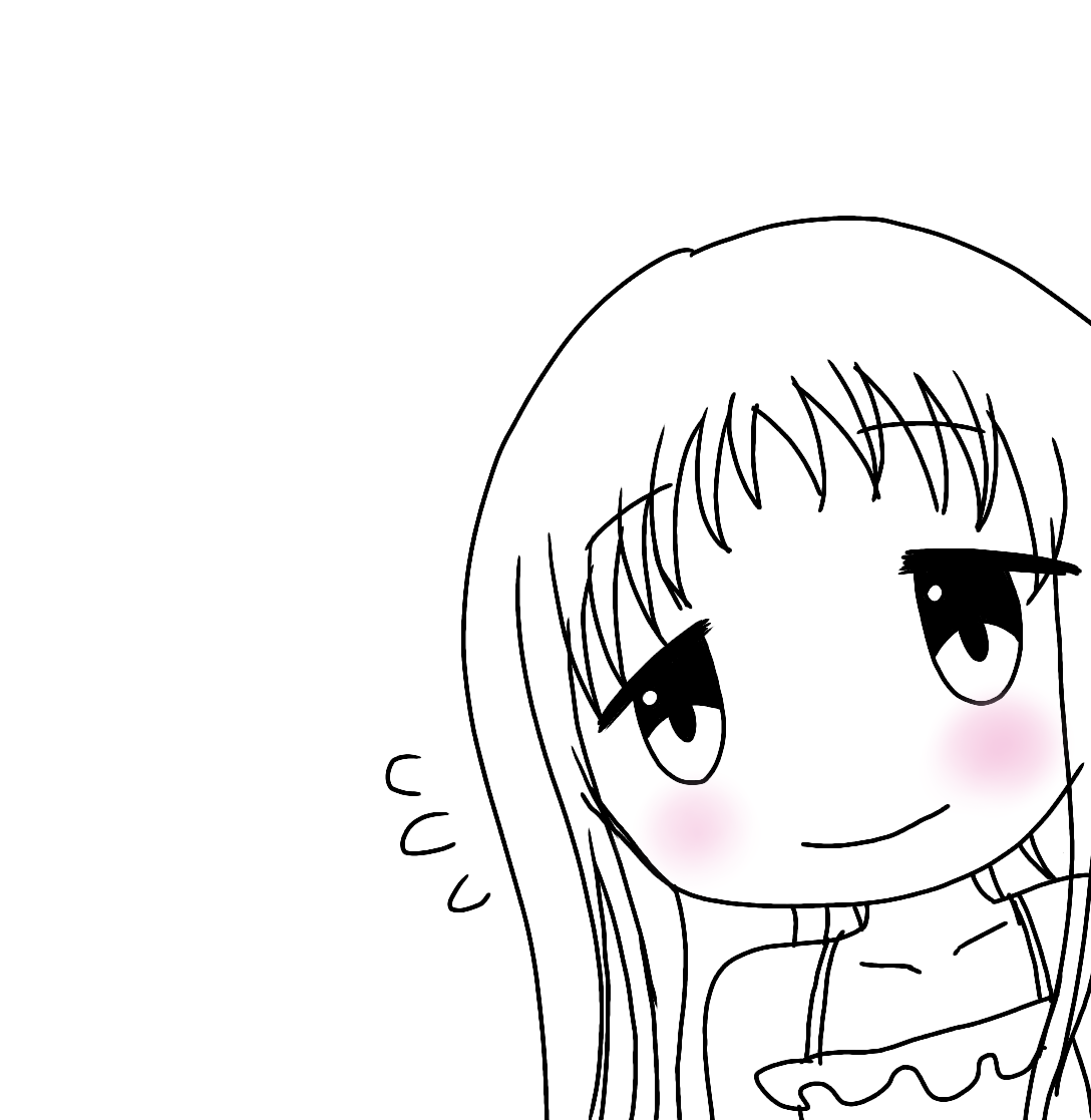 女の子の絵を描くトピ３
