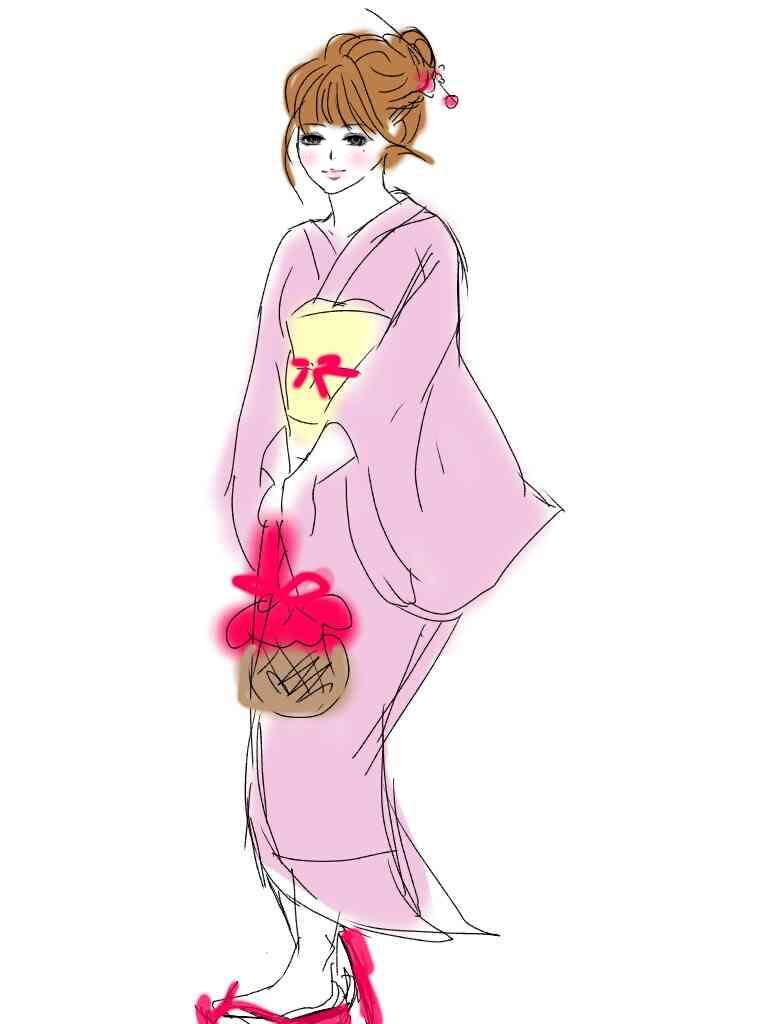 女の子の絵を描くトピ３