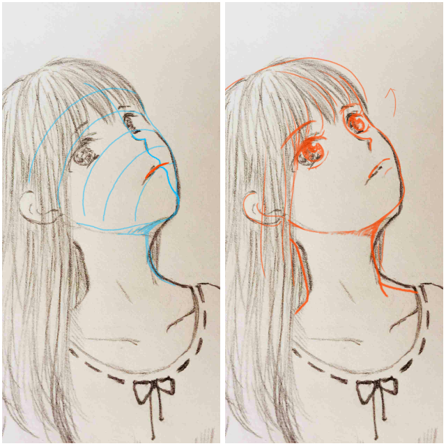 女の子の絵を描くトピ３
