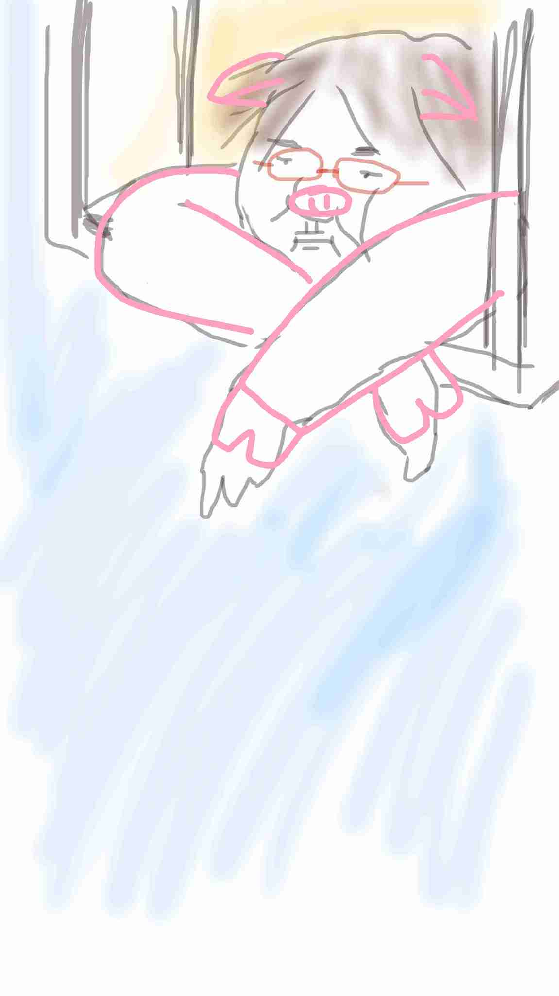 女の子の絵を描くトピ３