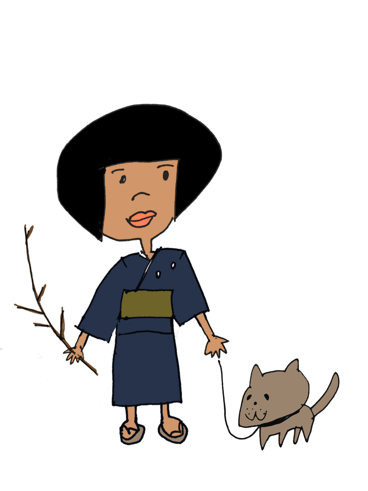女の子の絵を描くトピ３