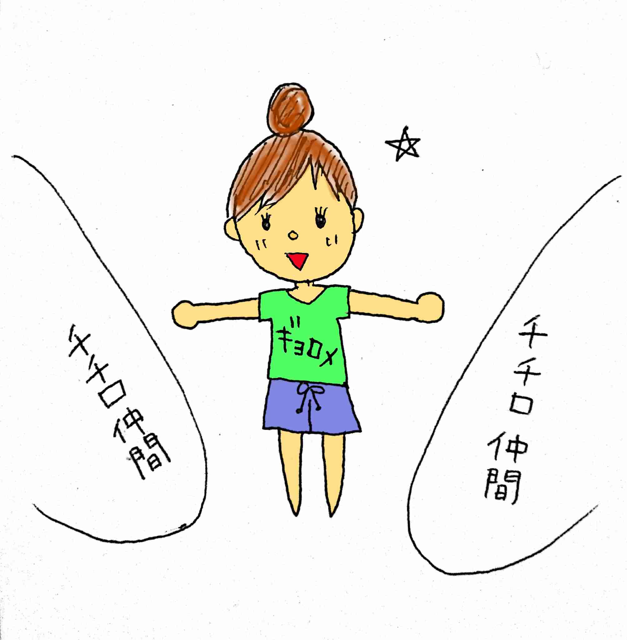 女の子の絵を描くトピ3