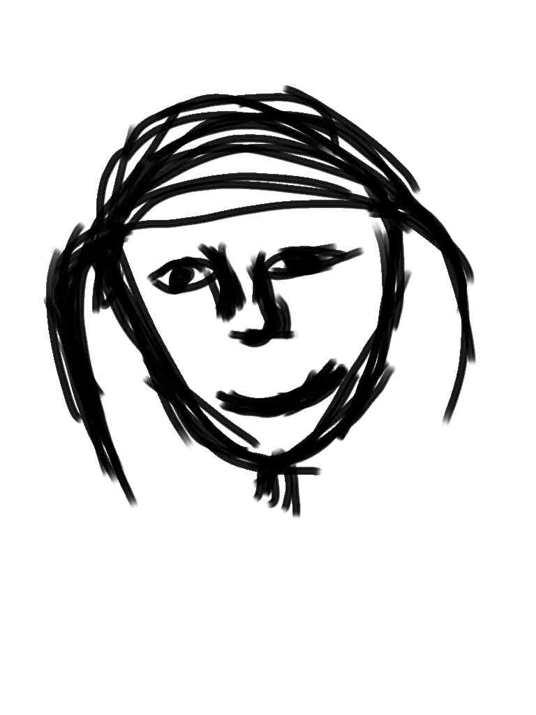 女の子の絵を描くトピ３