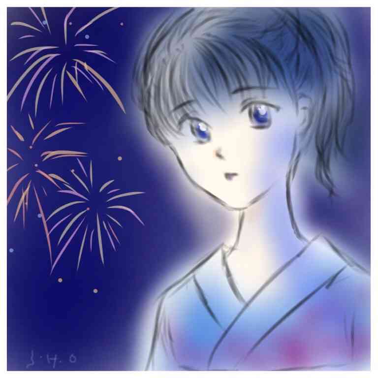 女の子の絵を描くトピ３