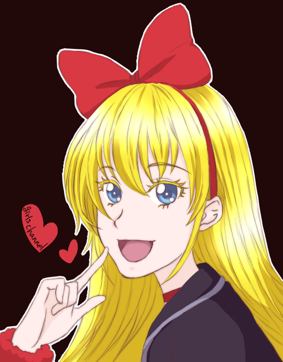 女の子の絵を描くトピ３