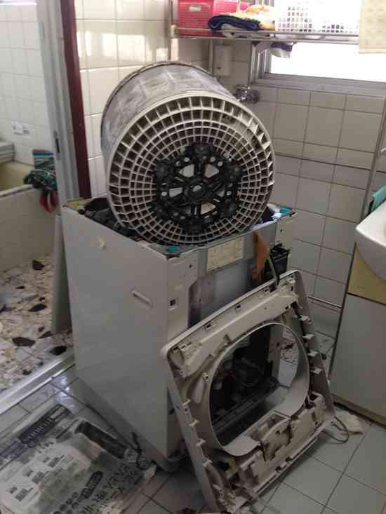 洗濯機の掃除