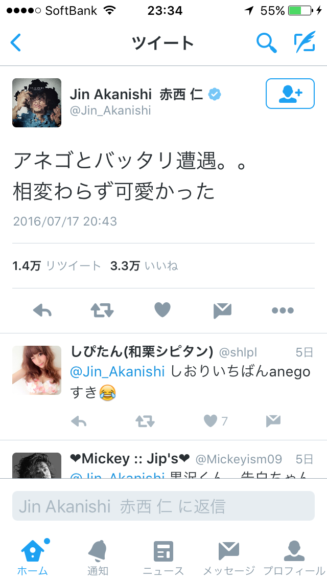「anego」見てた人〜