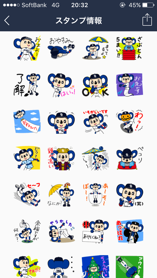 彼氏とのやり取りで、LINEスタンプ何使ってる？