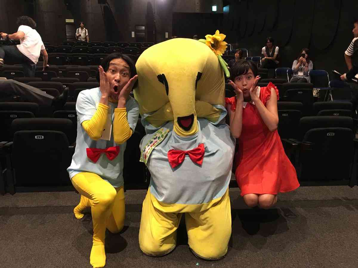 ふなっしー　小島瑠璃子＆永野と「ラッセンが好き」をコラボ