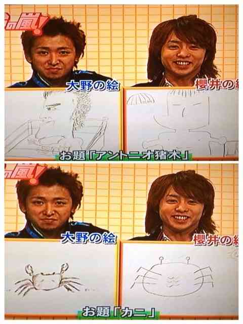 絵が上手いと思う芸能人&絵が下手だと思う芸能人