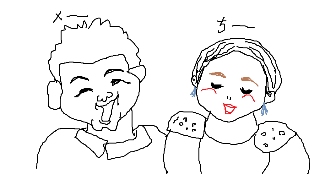 8月の絵日記を描くトピ
