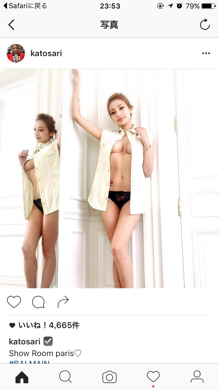 加藤紗里、バスト88センチから100センチ超に まだ成長してるっぽい