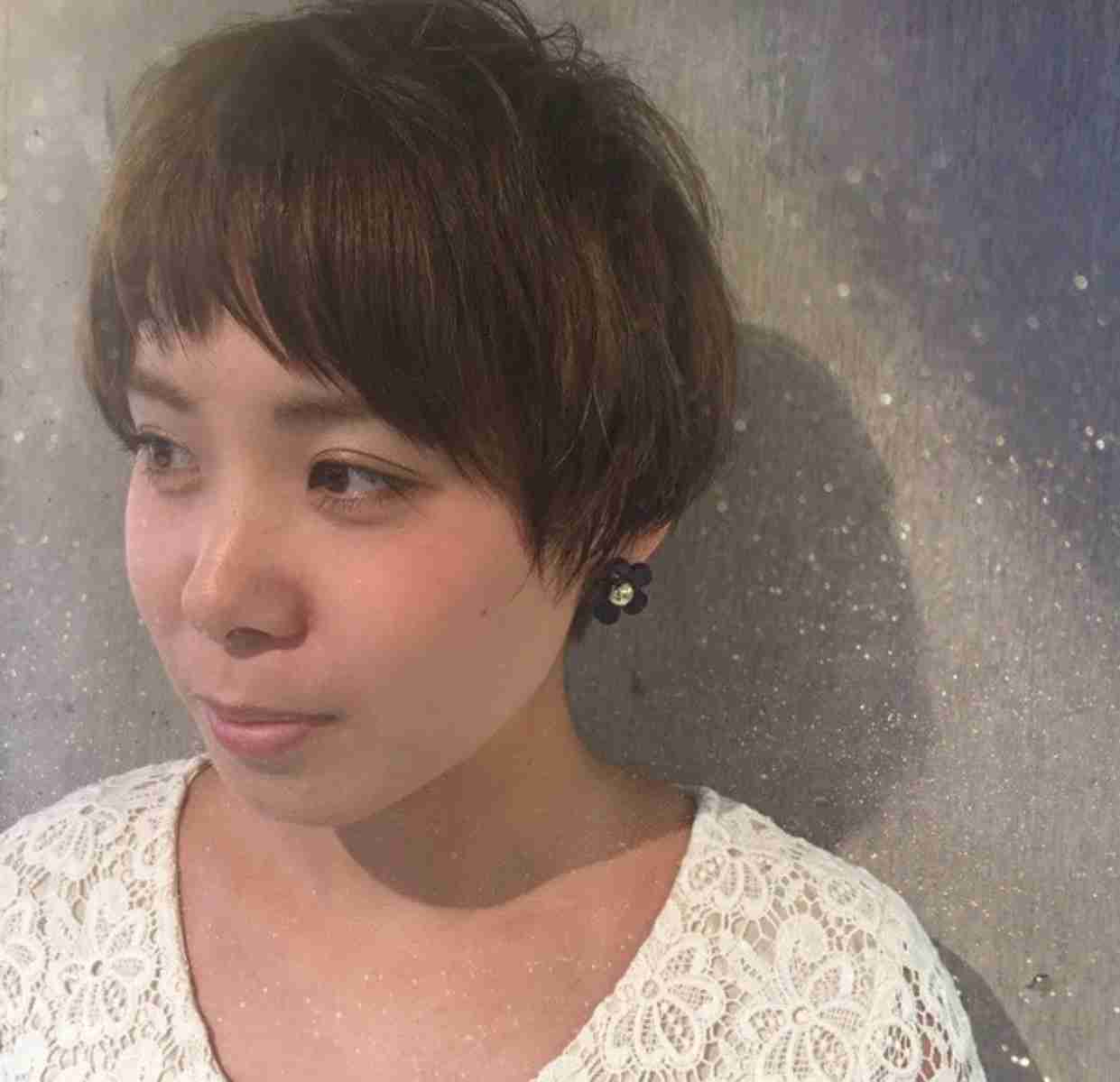 かわいいショートヘアー