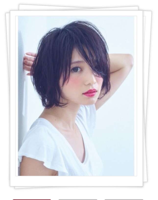 かわいいショートヘアー
