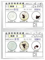 子どもの血液型