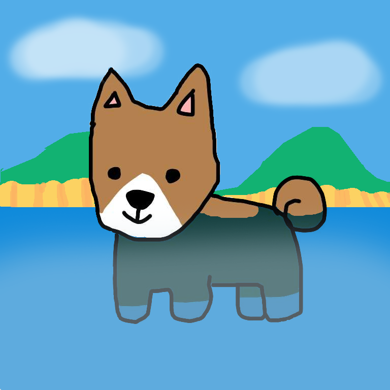 【お絵描き】犬をお散歩に連れていくトピ【コラ】