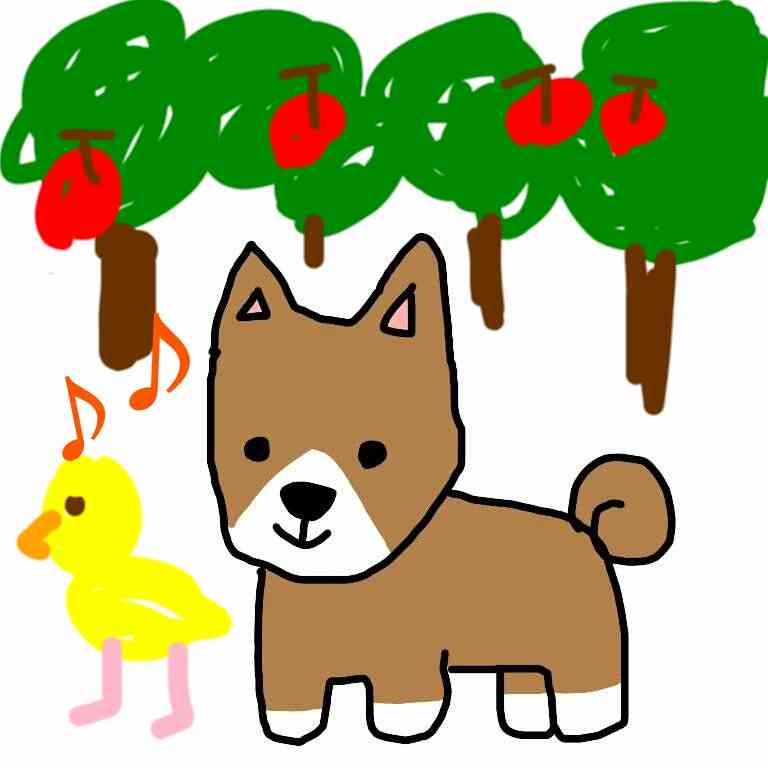 【お絵描き】犬をお散歩に連れていくトピ【コラ】