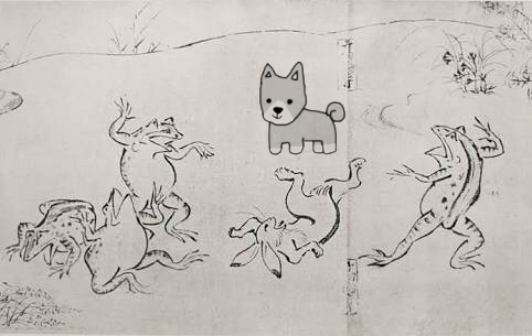 【お絵描き】犬をお散歩に連れていくトピ【コラ】