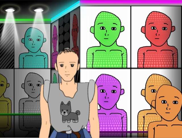 【お絵描き】犬をお散歩に連れていくトピ【コラ】