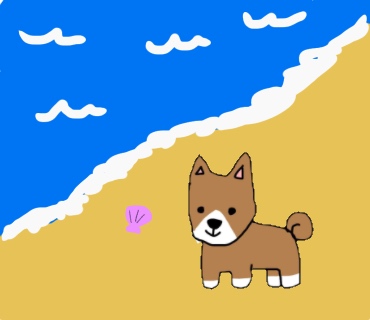 【お絵描き】犬をお散歩に連れていくトピ【コラ】