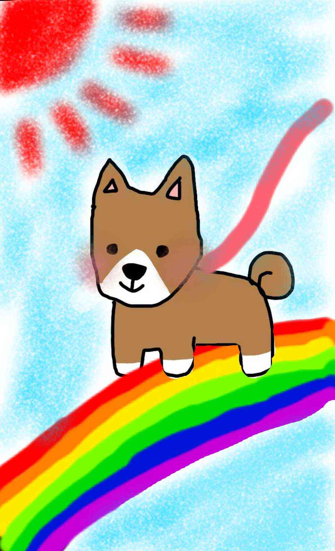 【お絵描き】犬をお散歩に連れていくトピ【コラ】
