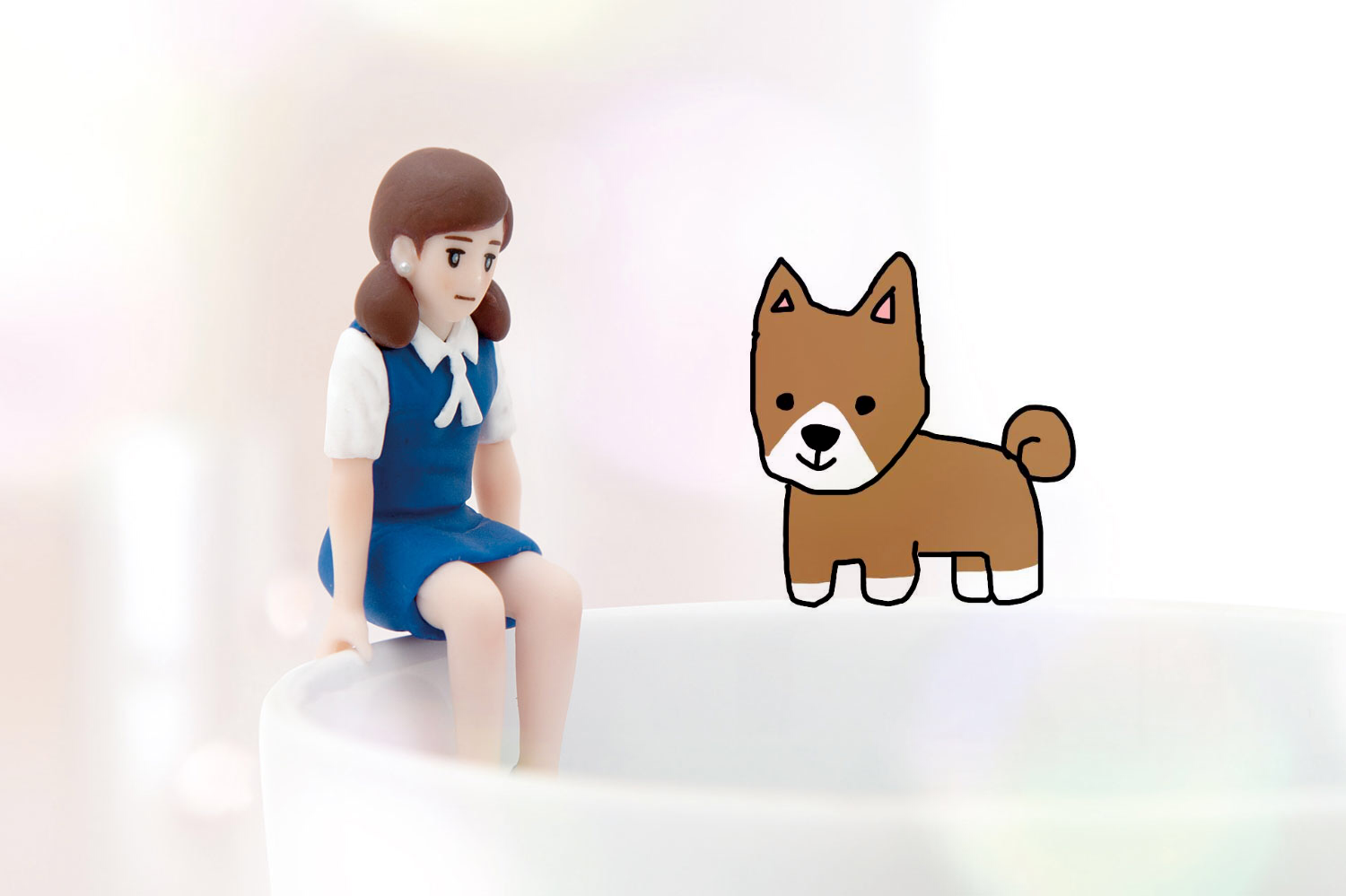 【お絵描き】犬をお散歩に連れていくトピ【コラ】
