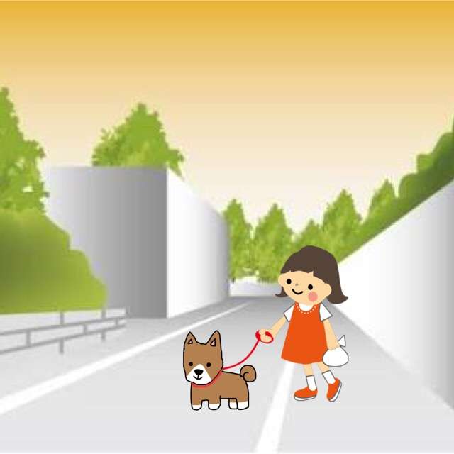 【お絵描き】犬をお散歩に連れていくトピ【コラ】