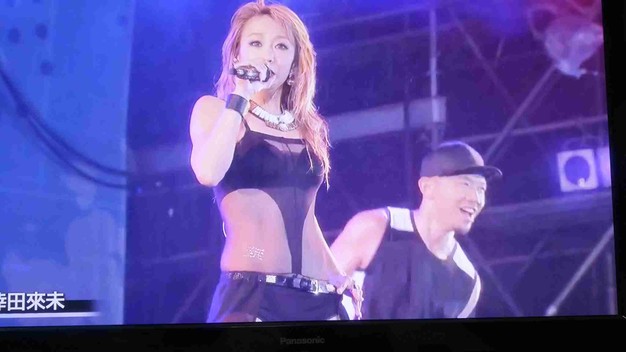 浜崎あゆみ水色セクシードレスで『a-nation』13度目のトリ