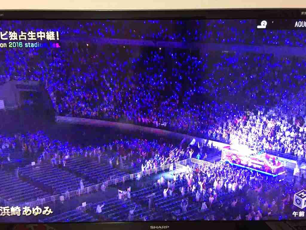 浜崎あゆみ水色セクシードレスで『a-nation』13度目のトリ