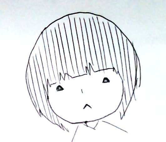 自分の似顔絵を貼るトピ