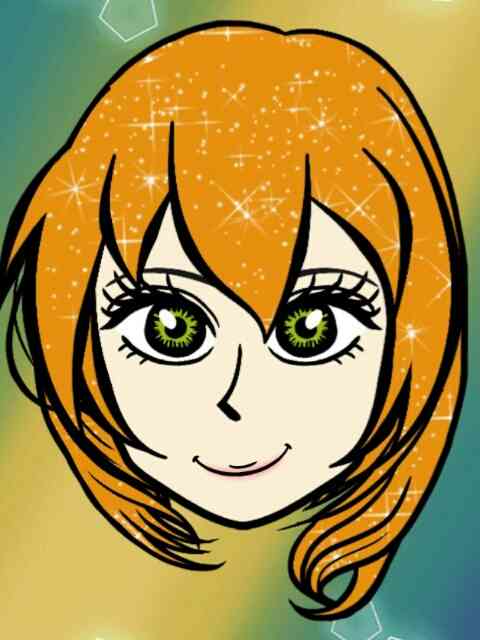 自分の似顔絵を貼るトピ