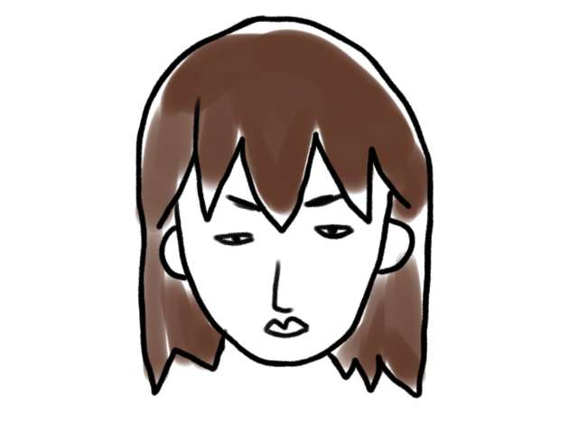 自分の似顔絵を貼るトピ
