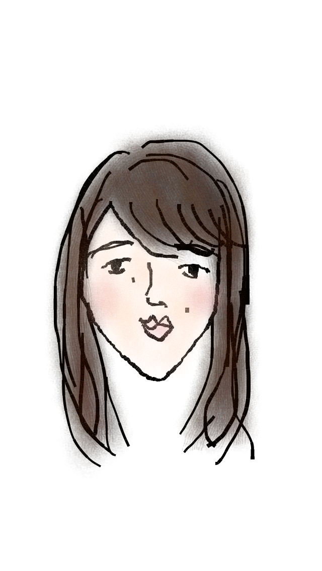 自分の似顔絵を貼るトピ