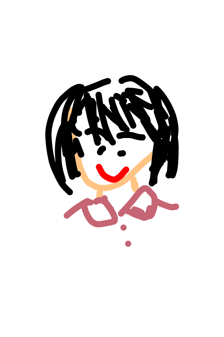 自分の似顔絵を貼るトピ
