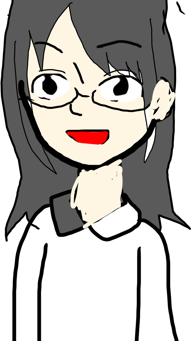 自分の似顔絵を貼るトピ