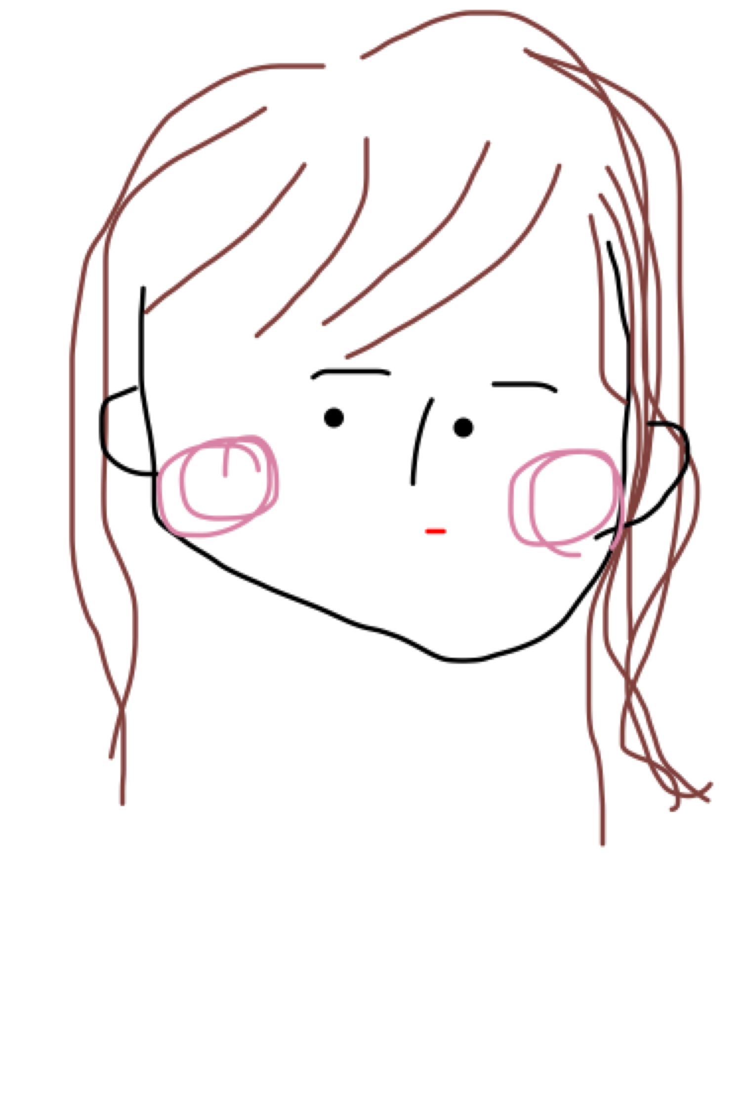 自分の似顔絵を貼るトピ
