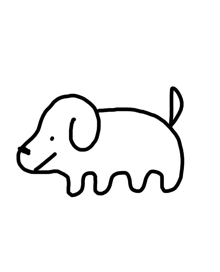 自分の似顔絵を貼るトピ