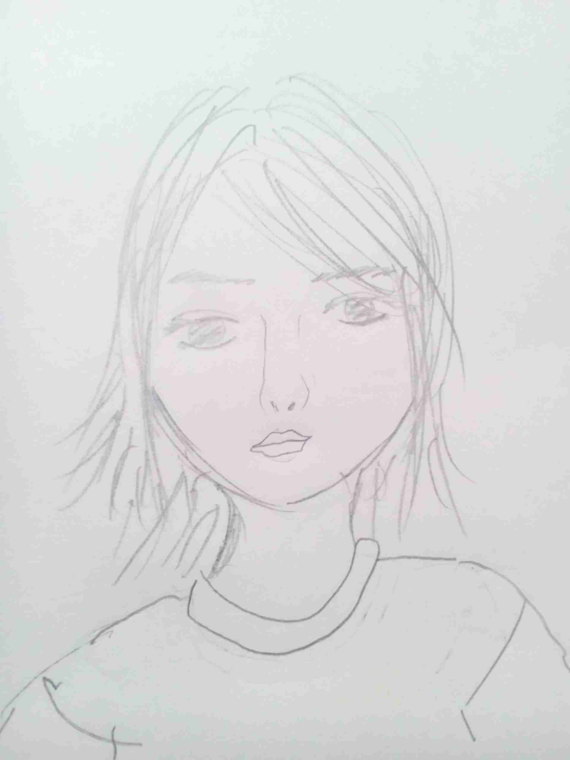 自分の似顔絵を貼るトピ