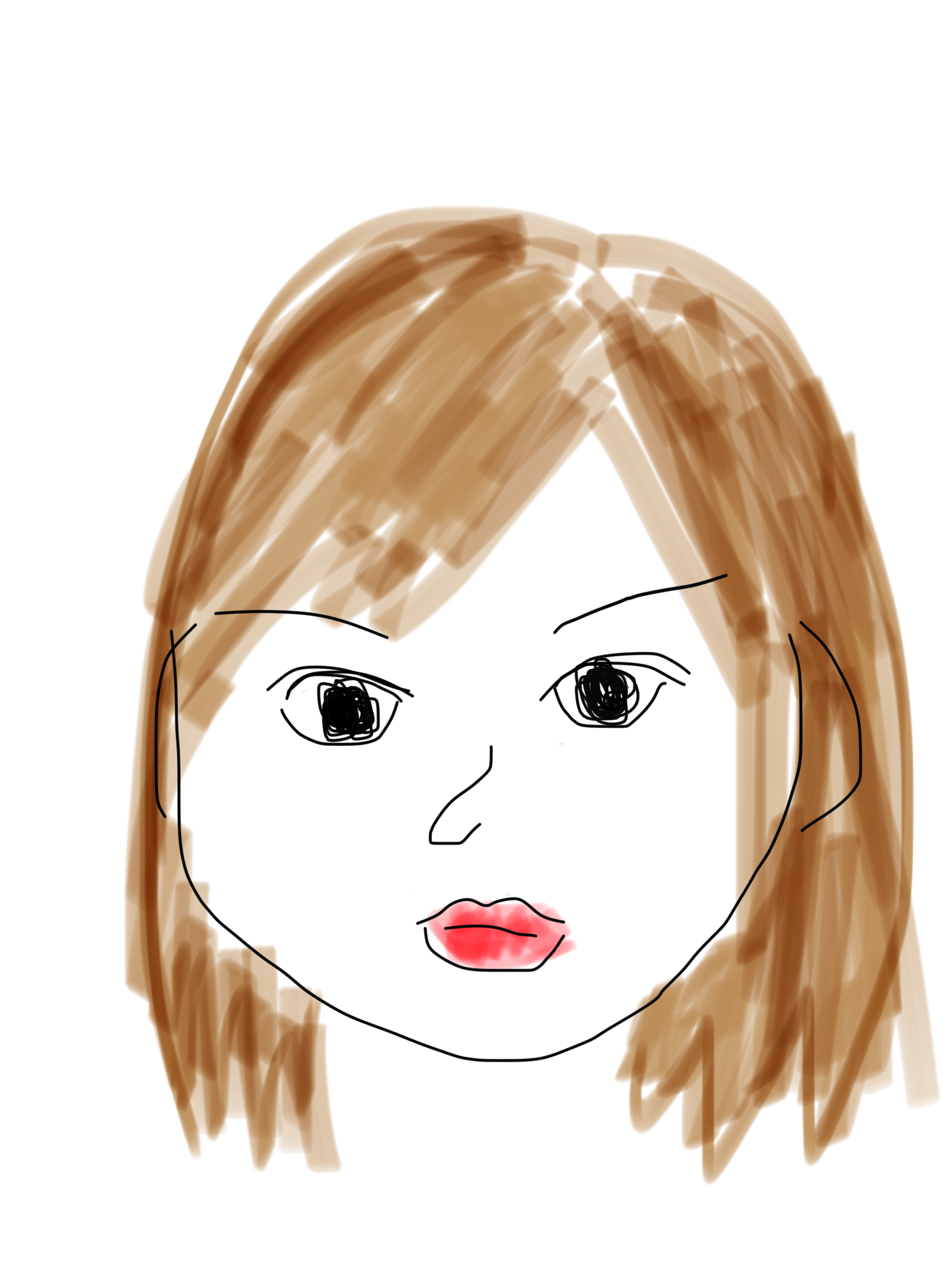 自分の似顔絵を貼るトピ