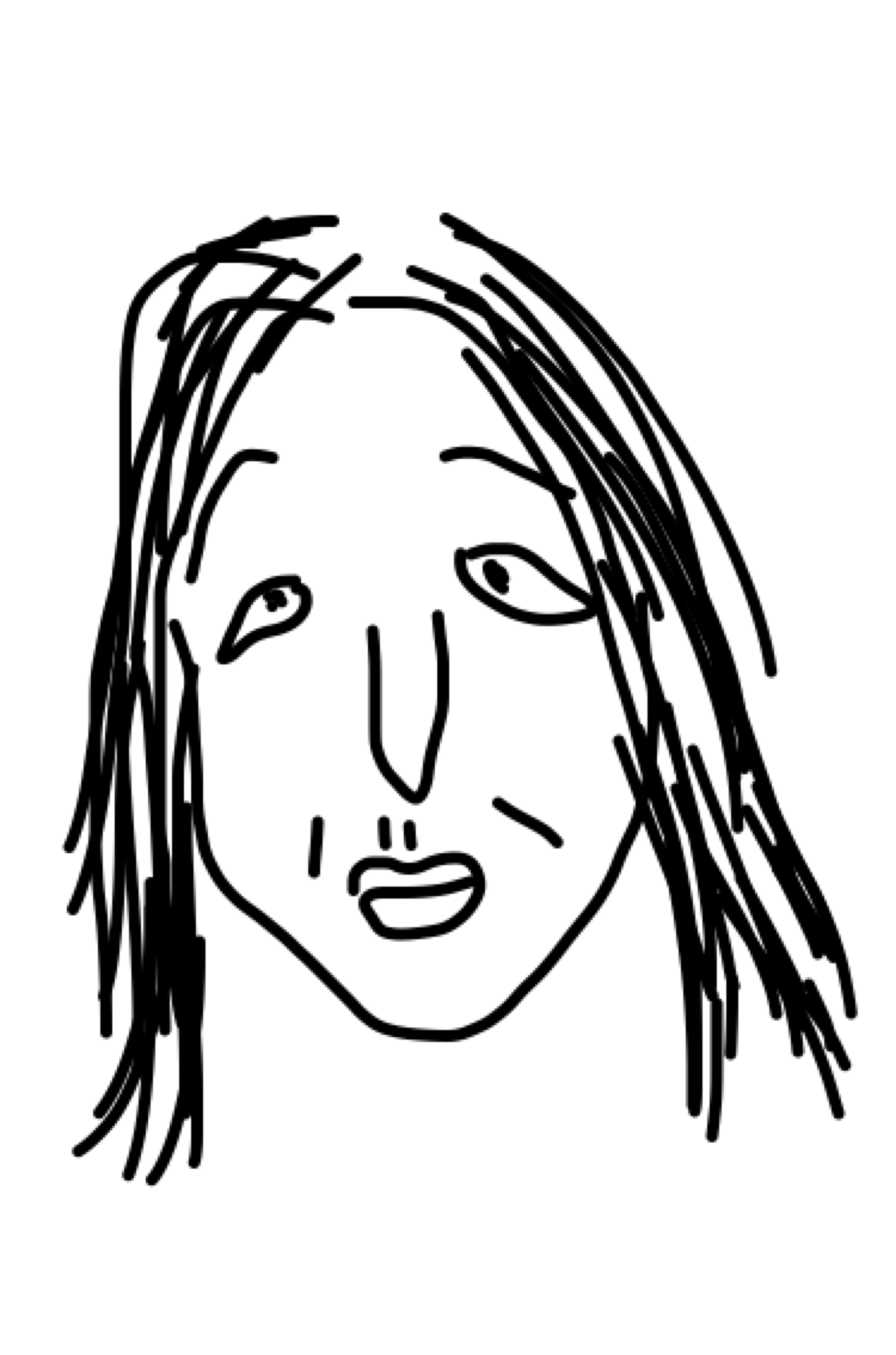 自分の似顔絵を貼るトピ