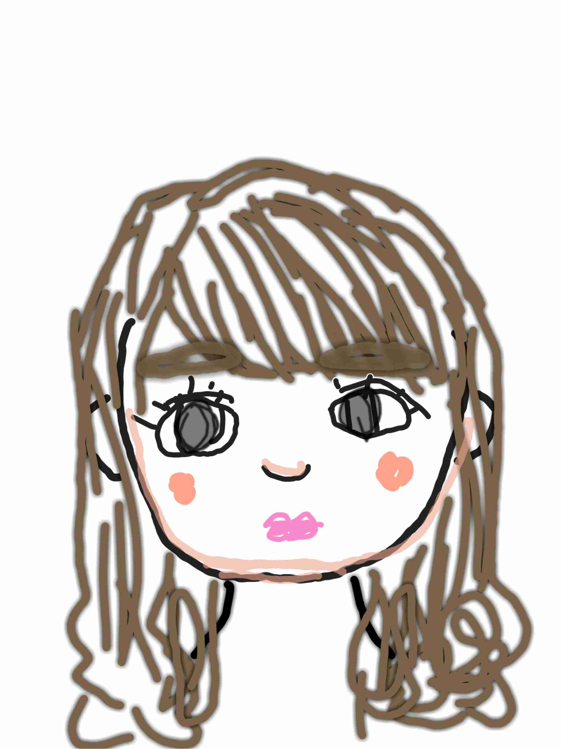 自分の似顔絵を貼るトピ