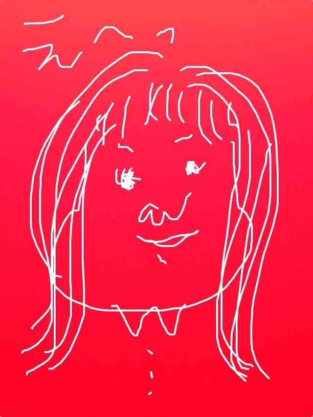 自分の似顔絵を貼るトピ
