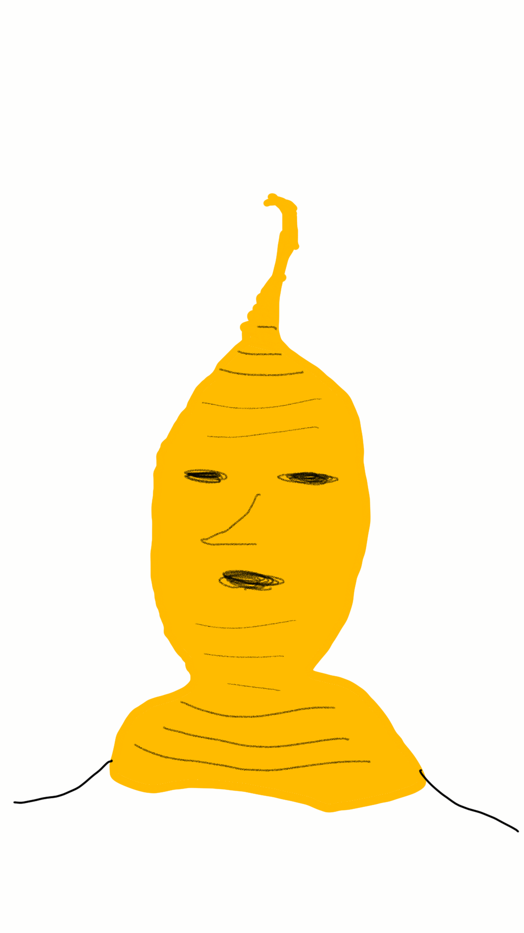 自分の似顔絵を貼るトピ