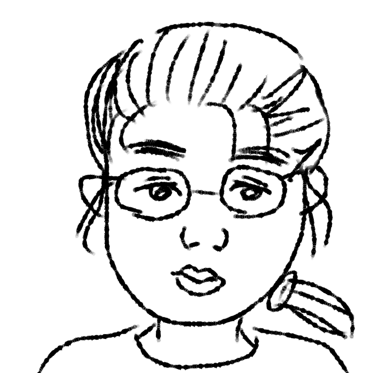 自分の似顔絵を貼るトピ