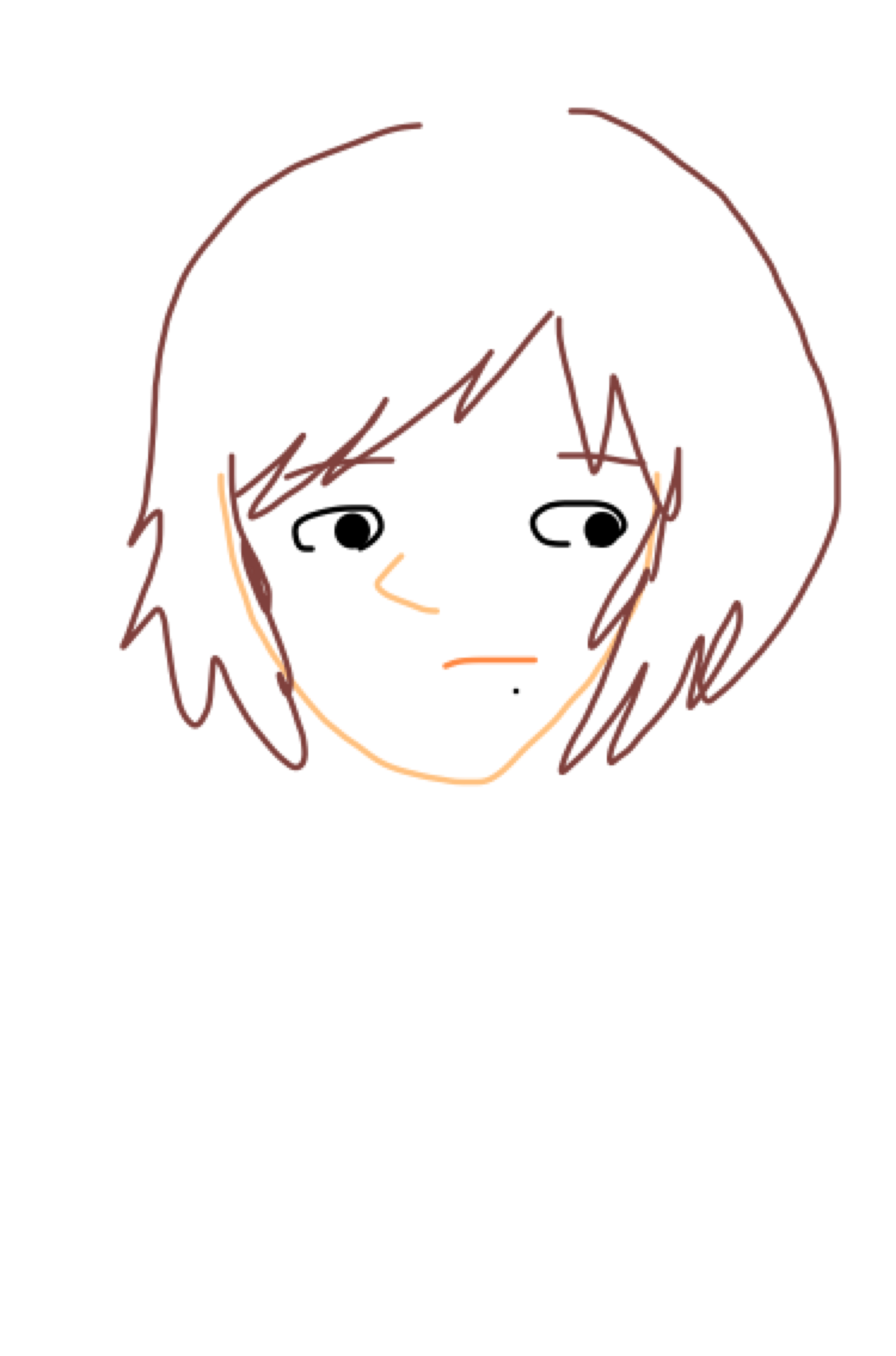 自分の似顔絵を貼るトピ