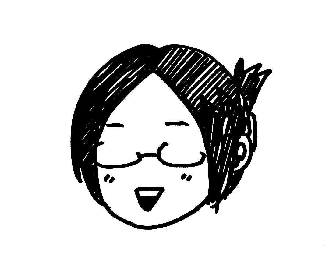 自分の似顔絵を貼るトピ